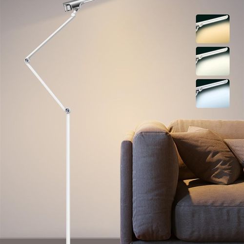 超亮高显色阅读落地灯无级调节颜色和亮度可调节灯头卧室手势感应