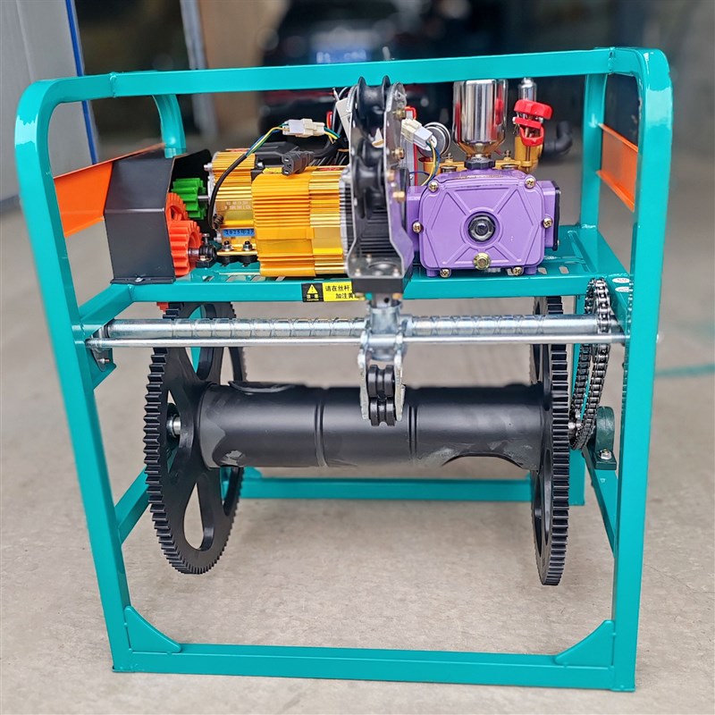 新款电动三轮车电动打药机高压农用全自动遥控收放管48伏60伏72伏