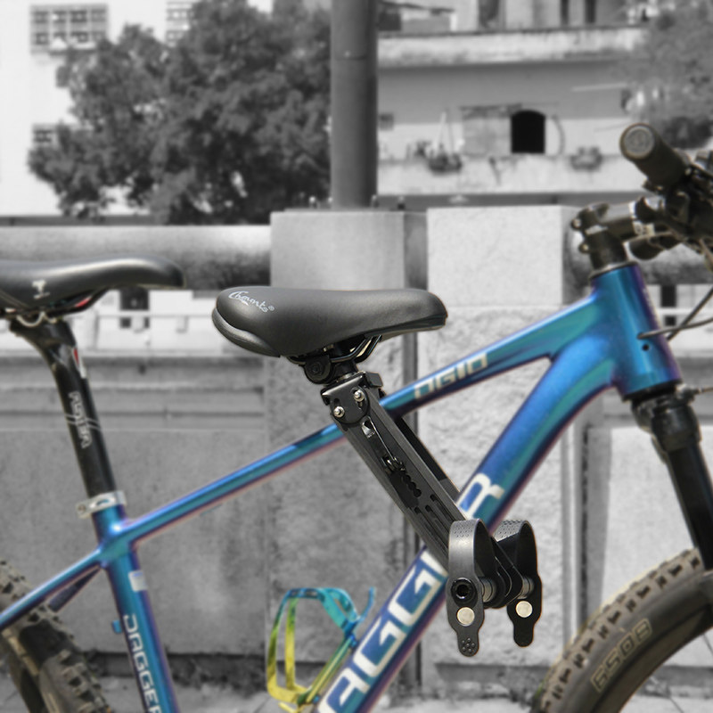 山地车自行车前i置儿童安全座椅小孩坐垫公路车前杠横梁座垫不掉