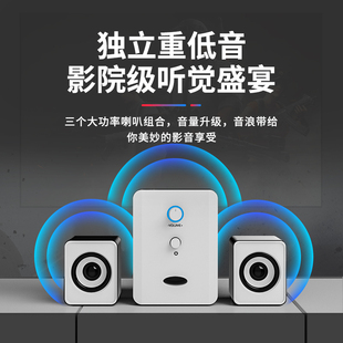 机电脑音响家用桌面低音炮有线蓝牙迷你小音箱笔记本多媒体扬 台式