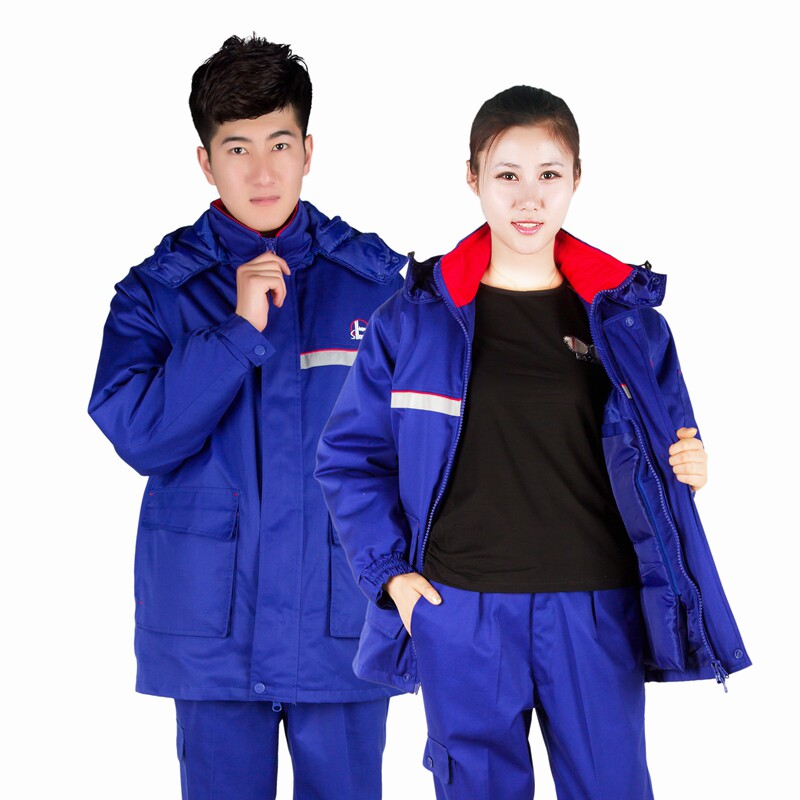 加油站工作服冬装棉衣中