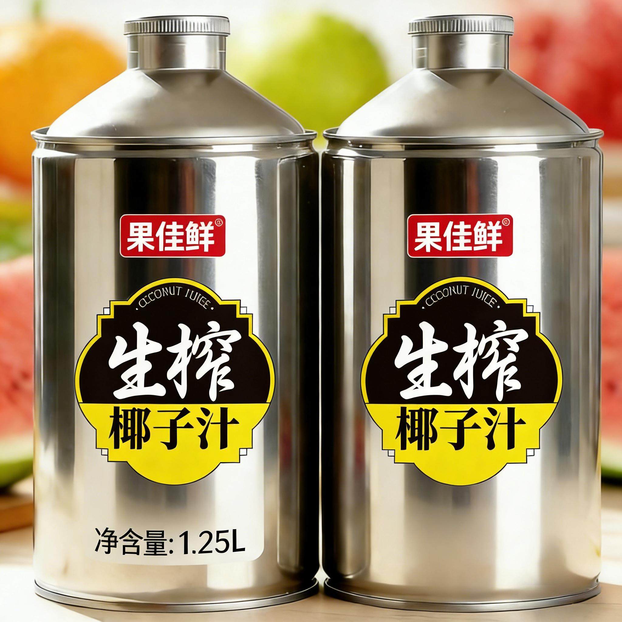 【1.25Lx4大瓶】生榨椰子汁饮料整箱特价聚餐囤货送礼新日期批发,咖啡/麦片/冲饮,植物饮料,淘宝优惠券,粉丝福利购,淘宝优惠卷