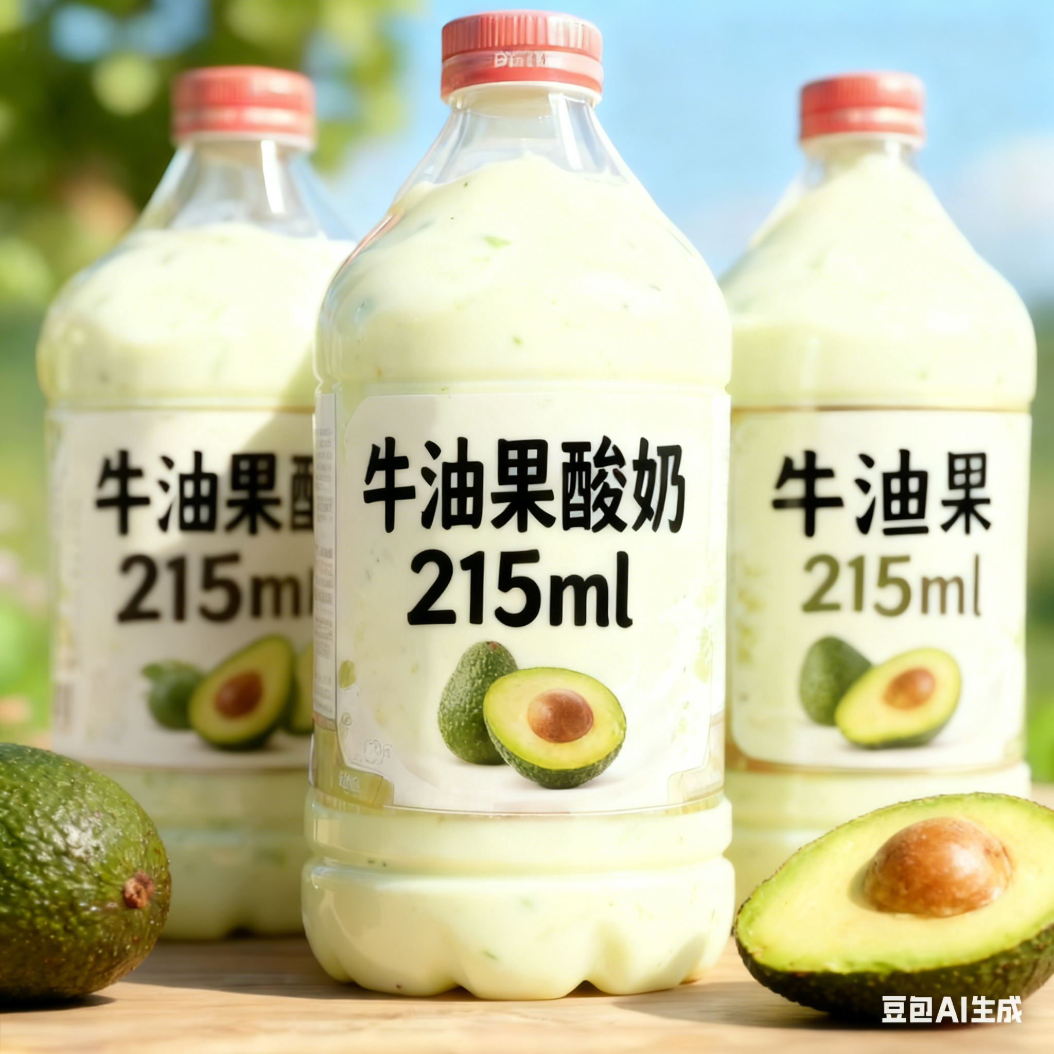 【新品促销】羽衣甘蓝牛油果酸奶整箱215ml*24瓶营养0脂肪新日期