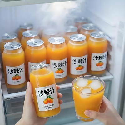 沙棘汁果味饮料整箱24瓶*360ml特价批发0脂维c沙棘汁整箱批发特价