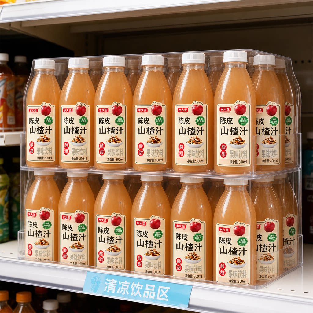 陈皮山楂汁饮料整箱300ml*24瓶装0脂酸甜解腻开胃新日期特价批发