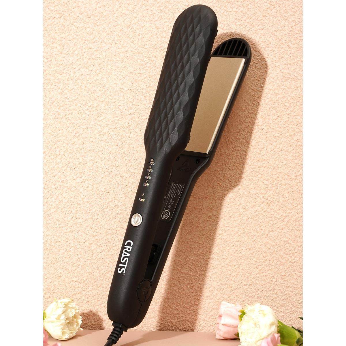 不损坏直发的家用直发夹板和宽版负离子学生宿舍造型两用熨烫板，