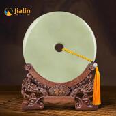 蓝宝石安全扣天然玉石饰品客厅博古架玉石饰品和家庭搬家新家礼品