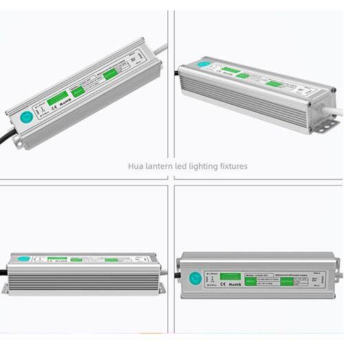 Led灯带防水电源恒压变压器220V至12V24V户外20W40W60W100W150W
