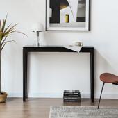 北欧现代轻奢实木玄关桌超窄条案简约靠墙窄桌条几玄关台供桌案台