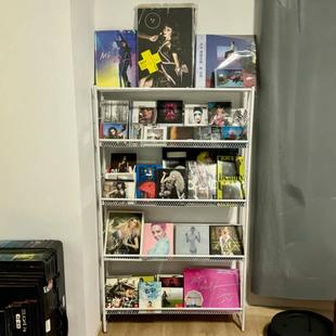 杂志架落地报纸多层家用客厅书刊收纳架挂壁书报架展示铁艺架置物