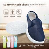 除臭 透气 舒适 静电鞋 工厂 Pu加厚软底防静电网夏季 数码 鞋