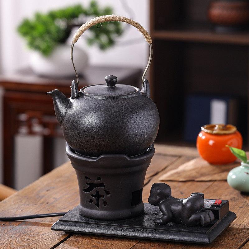 复古陶瓷电热茶炉适用茶室功夫茶具调温玻璃煮茶器