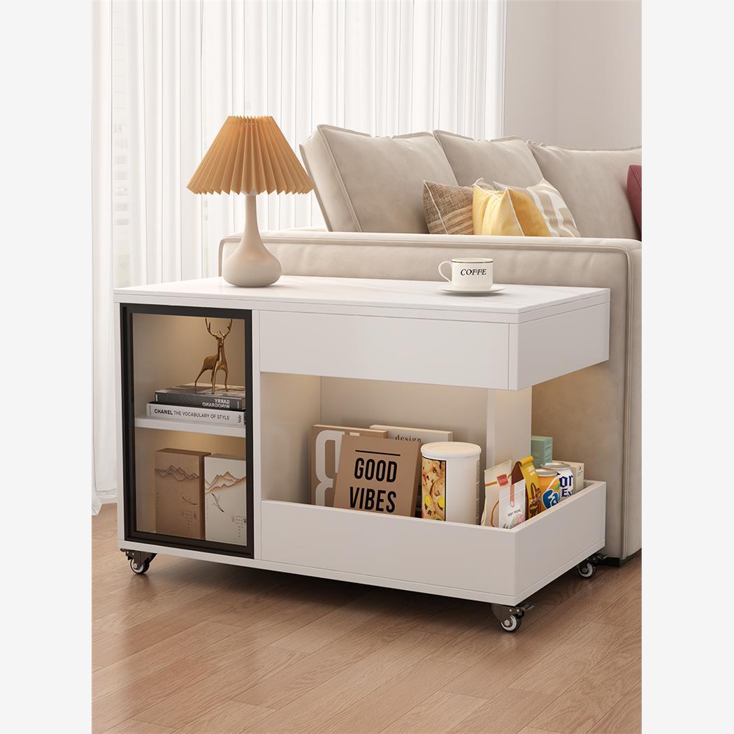 【香港包邮】实木可移动边几客厅沙发旁边的创意边柜轻奢高级感侧