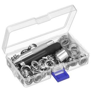 100套内径1.2厘米气眼带安装工具 索环孔眼 帐篷扣防水布扣供跨境