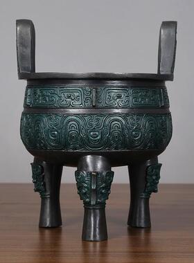 仿古青铜鼎摆件工艺品家居摆件装饰品商务办公用品