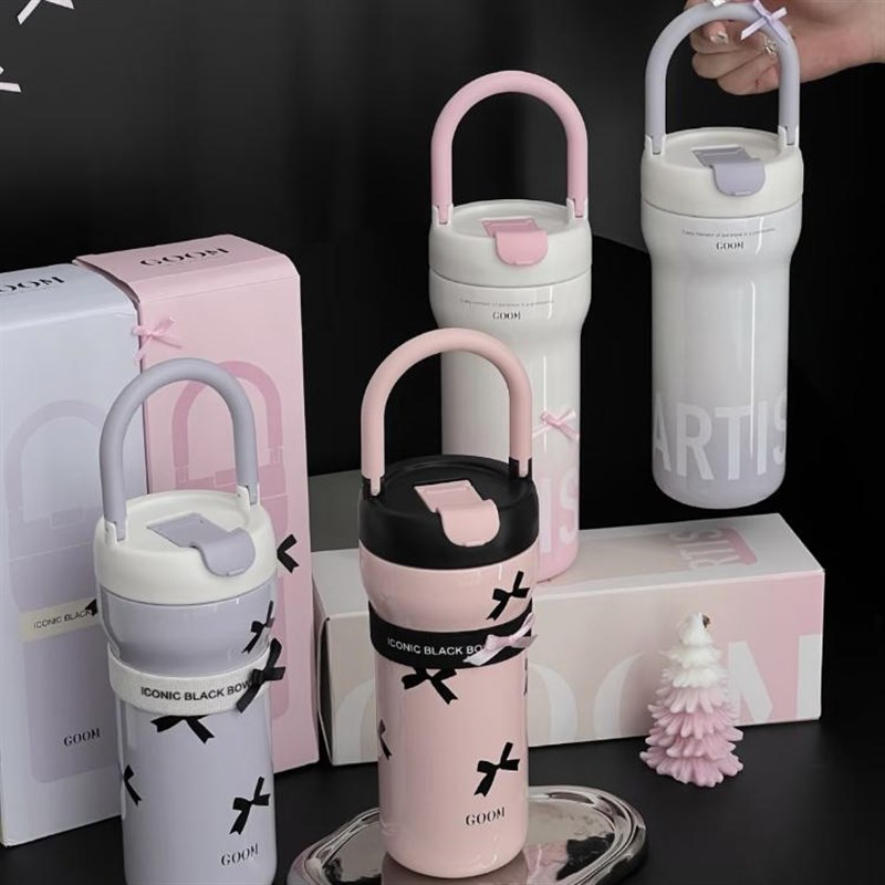 GOOM运动水壶大容量保温杯男生女生高颜值便携吸管