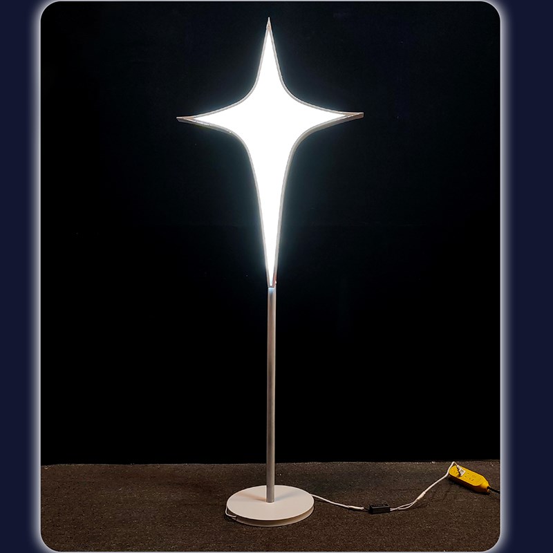 新款婚庆婚礼道具群星发光水晶路引灯婚礼堂T台布置装饰引路灯