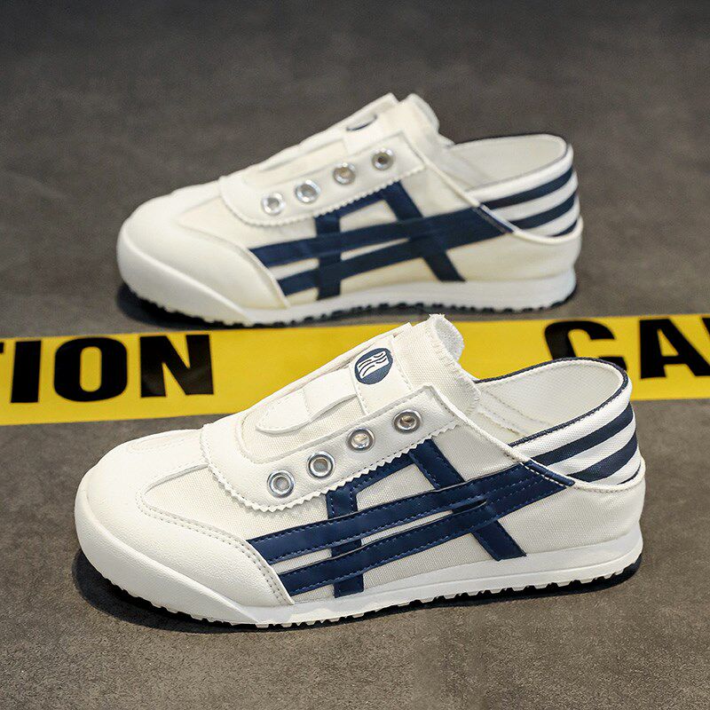 男童鞋帆布鞋夏季2025新款儿童运动小白板鞋男孩学生百搭休闲透气