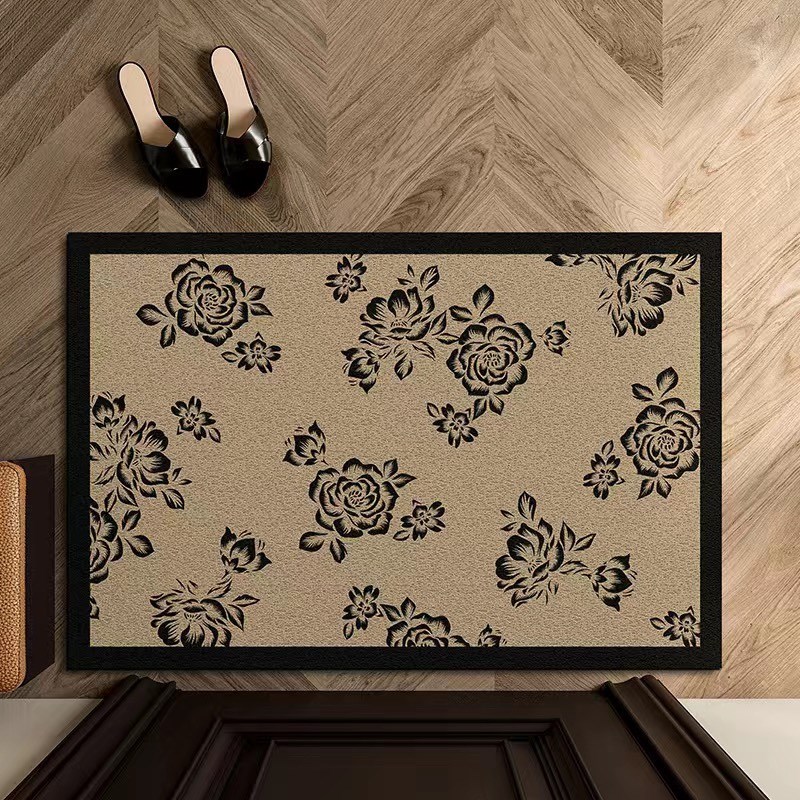 美式入户门地垫高级地毯可裁剪丝圈脚垫耐脏垫子门外进门门口门垫