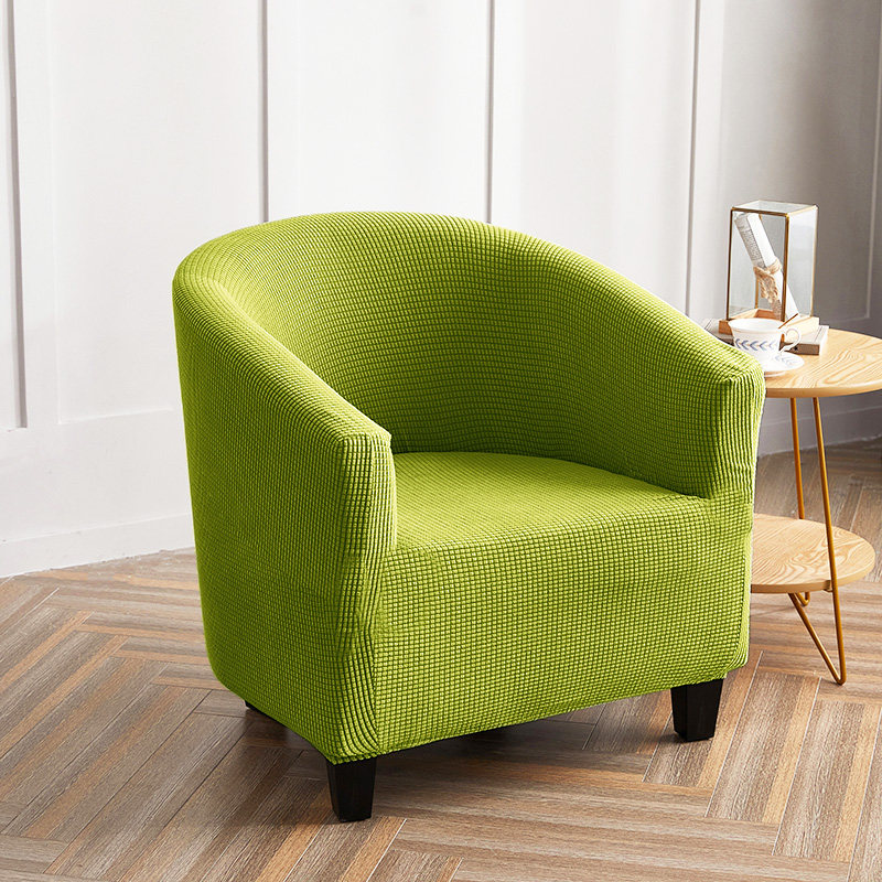 单人沙发套罩全包卍能简约现代加厚防猫抓弹力半圆沙发罩笠全盖布