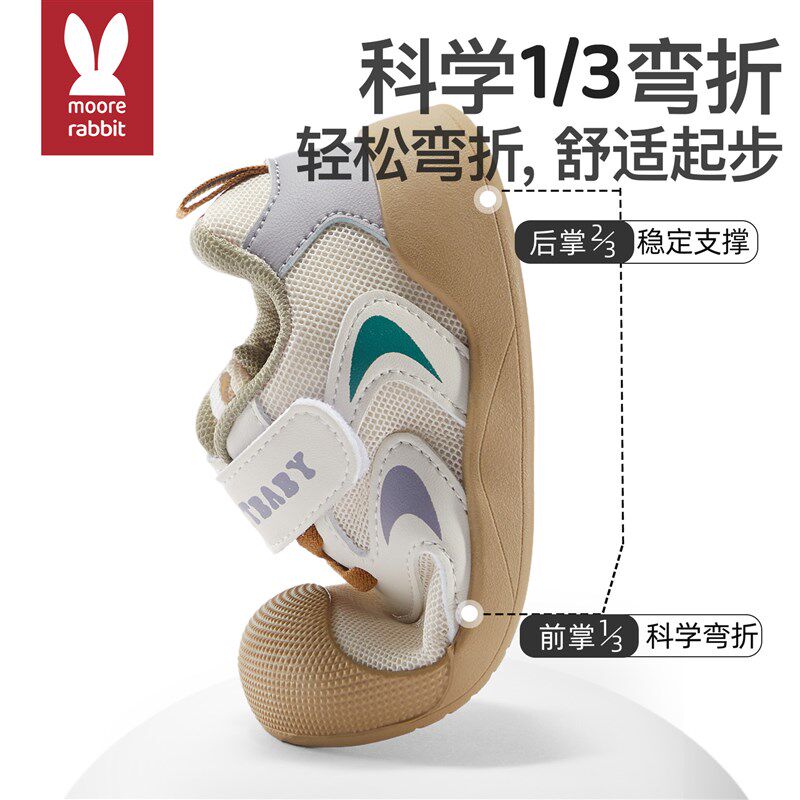 学步鞋婴儿童鞋女男宝宝机能鞋一阶段软底鞋子开春秋款小童1到3岁