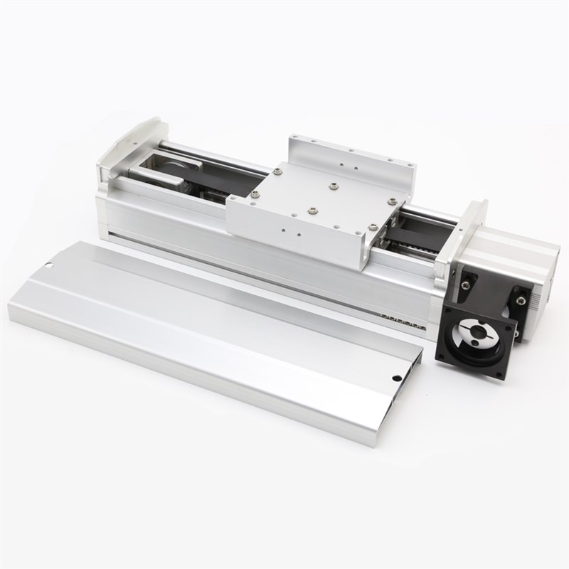 125宽重型双线轨密封滚珠丝杆同步带直线模组步进伺服自动作滑台
