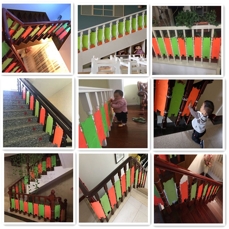 6片婴儿楼梯防护栏小孩楼梯护栏安全挡板儿童上下楼梯防摔护板