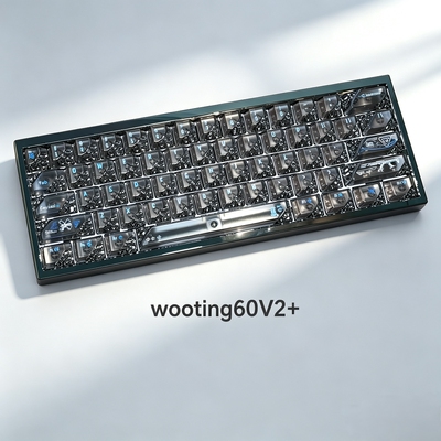 wooting60V2PCB满改粉藕八宝轴