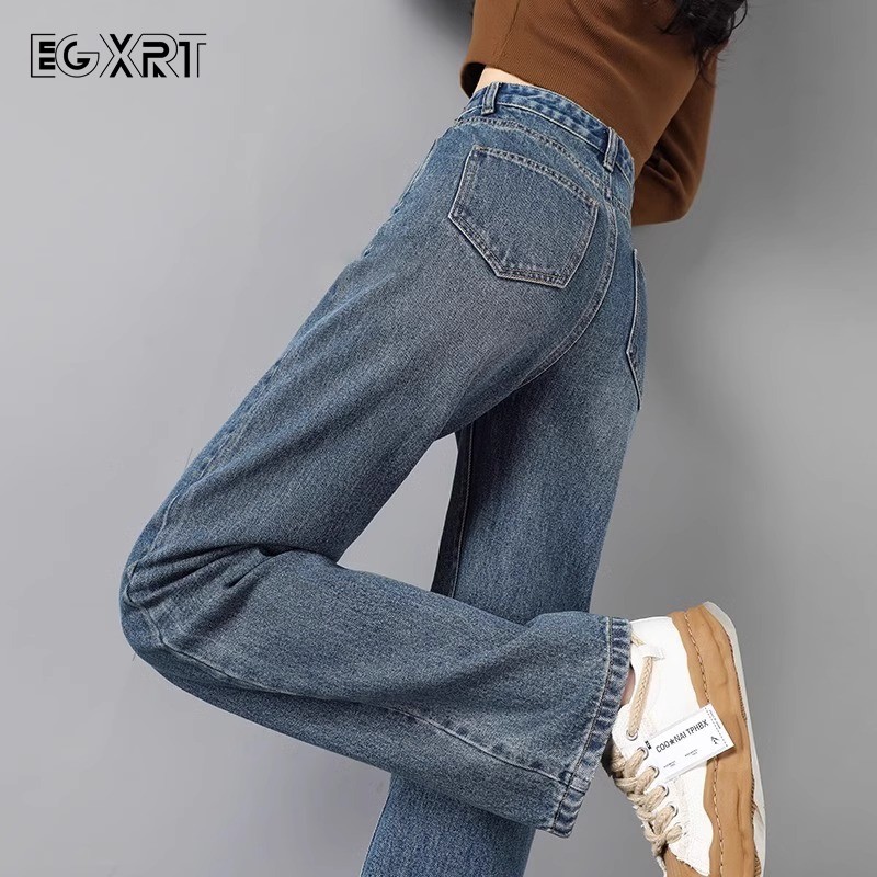 阔腿牛仔裤女2025年新款春秋高腰直筒复古小个子宽松显瘦拖地裤子,女装/女士精品,牛仔裤,淘宝优惠券,粉丝福利购,淘宝优惠卷