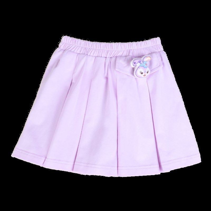 2024新款夏季女童网红纯棉短裙儿童百搭半身裙洋气外穿款jk百褶裙