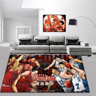 灌篮高手樱木花道流川枫周边动漫卧室地毯客厅地垫飘窗垫来图定制
