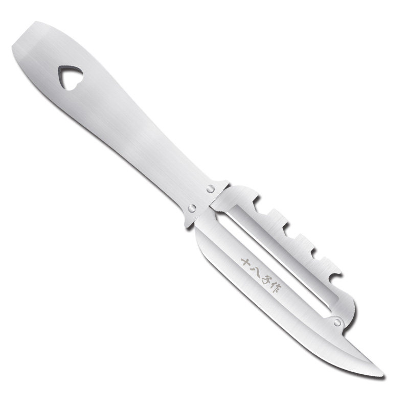 十八子作削皮刀多功能刮皮器不锈钢削皮刀家用土豆水果刀拔毛老式