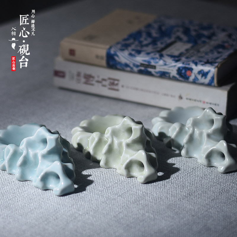 入相青瓷墨碟天池陶瓷墨碟学生初学者书法国画用品水碟笔搁盛墨笔,文具电教/文化用品/商务用品,文房四宝,淘宝优惠券,粉丝福利购,淘宝优惠卷
