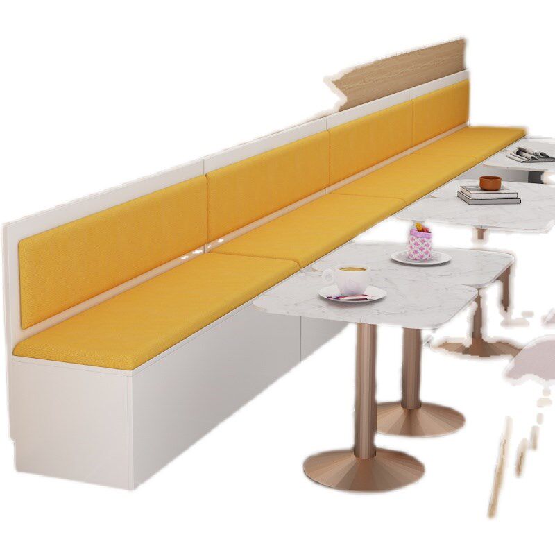 卡座沙发凳甜品咖啡汉堡饭店餐厅靠墙软包定制实木奶茶店桌椅组合