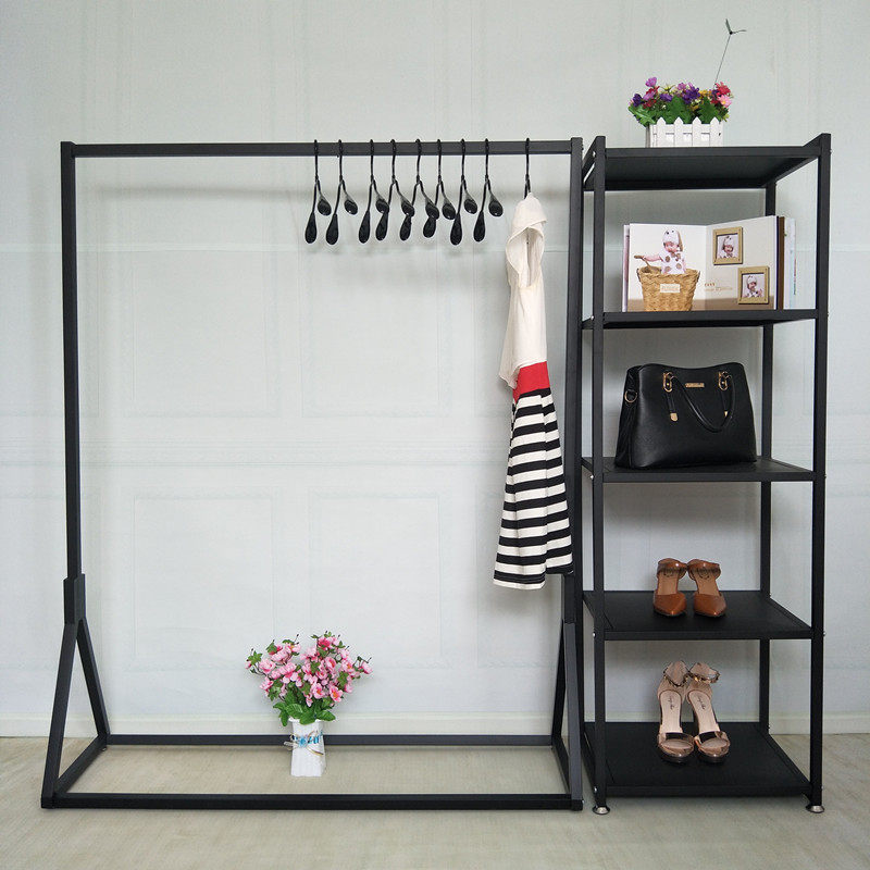 包架服装店鞋架多层置物架铁艺层板架鞋帽架饰品展示货架展柜