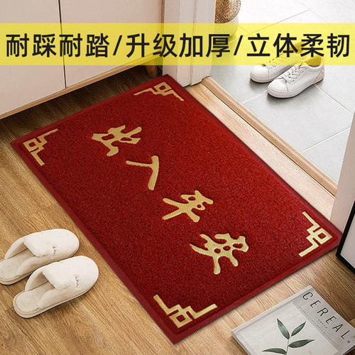 出入平安地垫入户门垫进门家用防滑垫大门口脚垫丝圈耐脏门外地毯