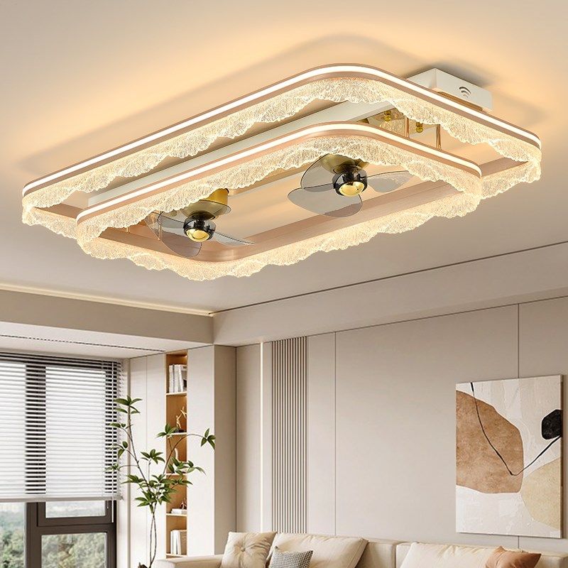 客厅风扇灯2025新款大厅主灯意式轻奢一体吊扇灯餐厅卧室吸顶灯具,家装灯饰光源,风扇灯,淘宝优惠券,粉丝福利购,淘宝优惠卷