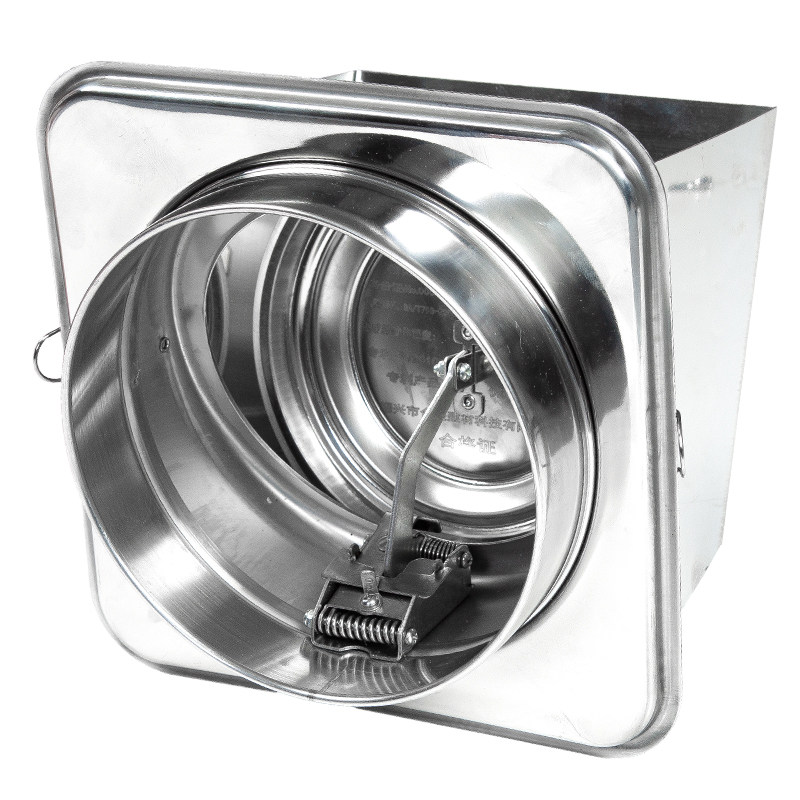 高密闭不锈钢导流式公共厨房烟道油烟机止回阀止逆阀防火阀防烟宝