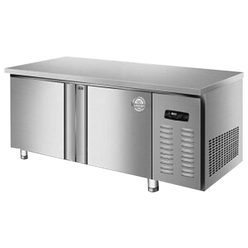 厨房操作台双温平冷工作台商用冰箱铜管不锈钢冷藏保鲜柜冷冻冰柜