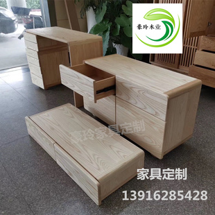 水曲柳白蜡木桌面板木板实木定制台面原木加工木材木条楼梯踏步板