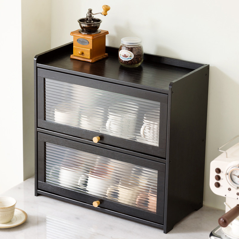 亚克力杯架杯子收纳置物架水杯防尘杯架子家用放咖啡茶杯茶具储物