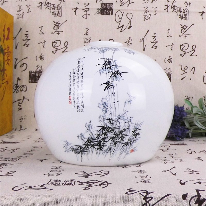 景德镇陶瓷薄胎灯罩DIY台灯壁灯吊吸顶灯木根雕E27灯头灯具配件