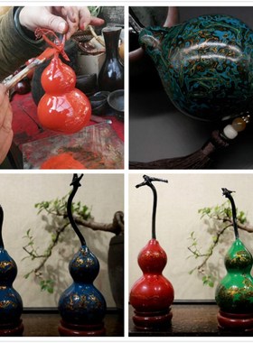 精制各色推光漆 天然大漆 橙色推光漆 漆器家具工艺品等 袋装500g