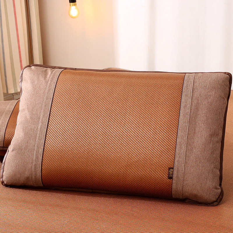 老席匠凉席枕套一对装夏季防滑单人学生乳胶枕芯套子单个枕头套子,床上用品,藤席,淘宝优惠券,粉丝福利购,淘宝优惠卷