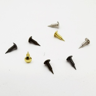 螺纹泡钉子圆钉4X8工艺礼盒相框泡钉光面钉装饰金色铆钉图钉鞋钉