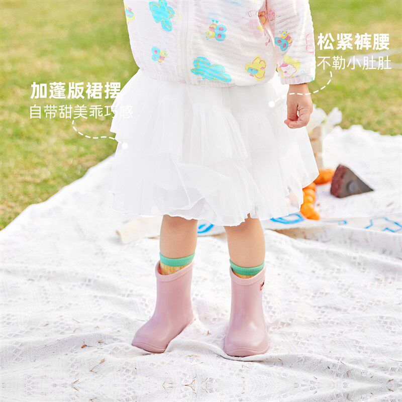 女童裙子夏季宝宝蓬蓬裙夏装婴儿短裙薄款小童童装儿童半身裙夏款