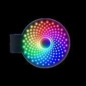 美容美发转灯理发店灯发廊理发标志灯美发挂墙风车双面LED贴片灯