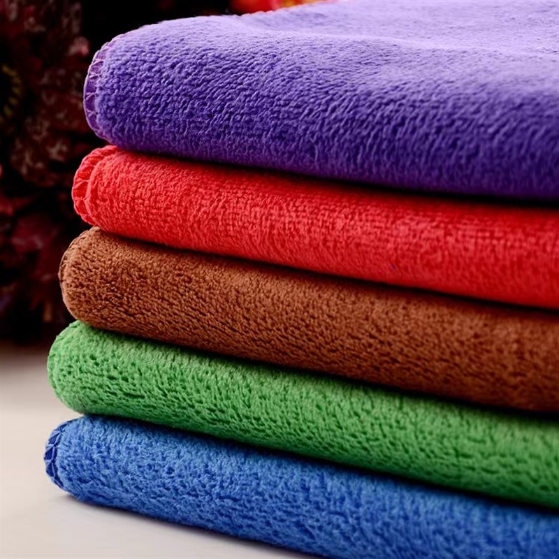 10条装厨房清洁毛巾抹布吸水不掉毛加厚擦地板家具擦玻璃擦桌布