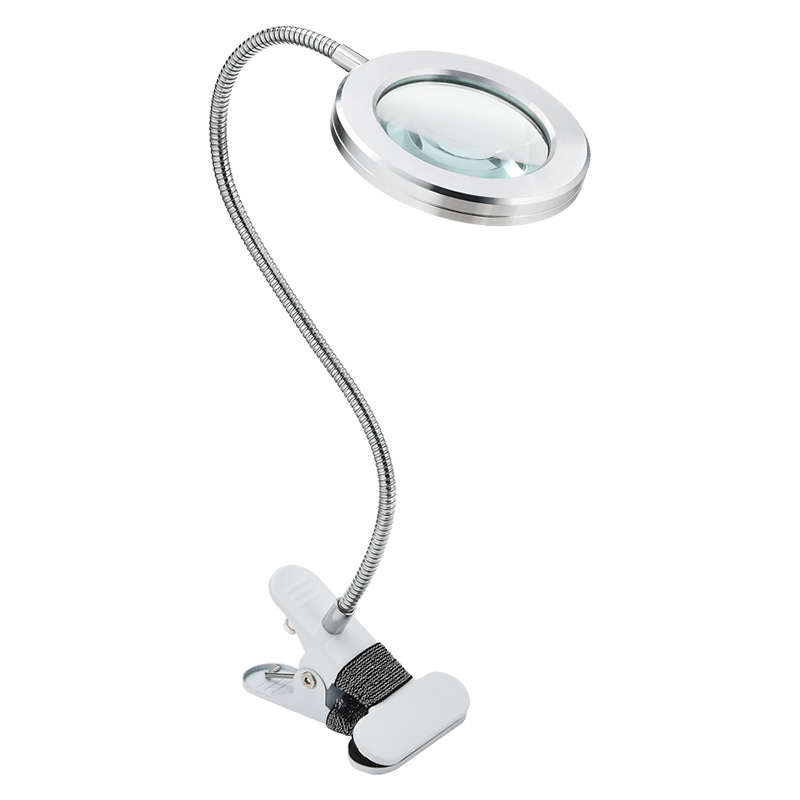 台式放大镜台灯工作台带led灯焊接桌面支架维修用电路板焊台雕刻