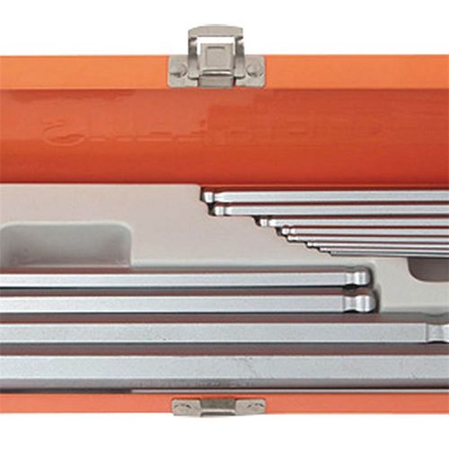 热销钢盾工具 12件套S2合金钢公制加长球头内六角扳手S050024